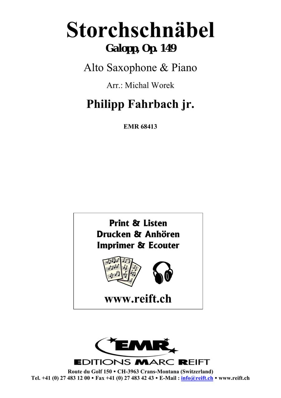 Storchschnäbel Storchschnäbel Alto Saxophone scores gallery preview page 2