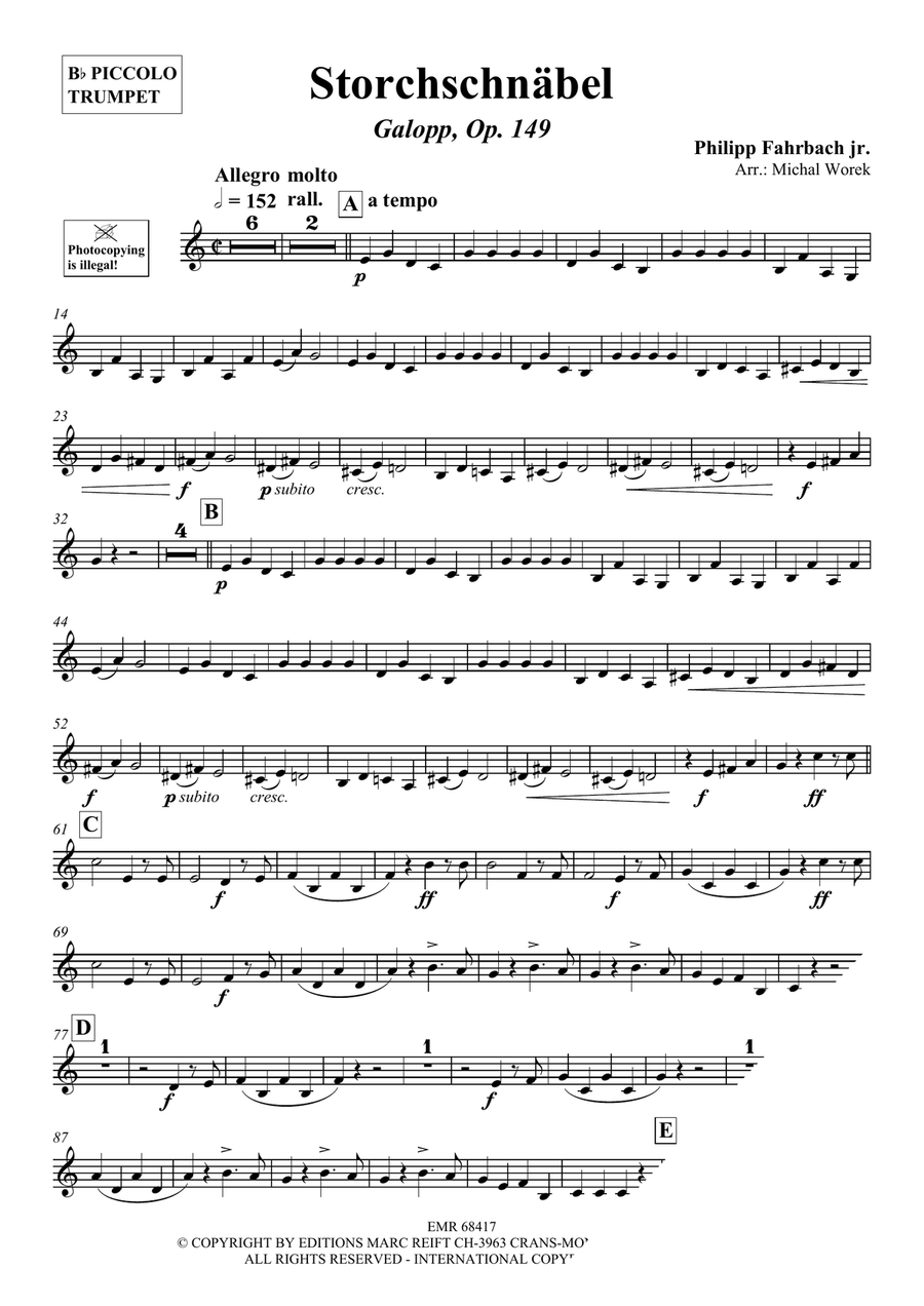 Storchschnäbel Storchschnäbel Piccolo Trumpet scores gallery preview page 3