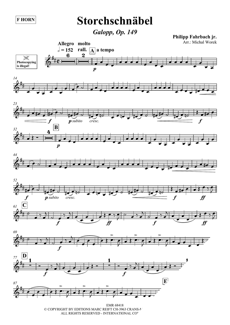 Storchschnäbel Storchschnäbel Horn scores gallery preview page 3