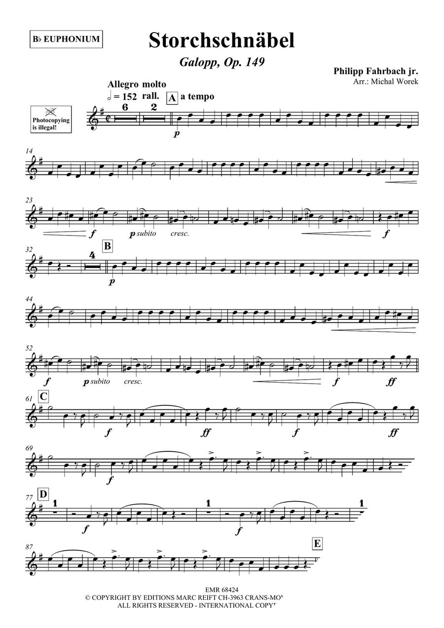 Storchschnäbel Euphonium scores gallery preview page 3