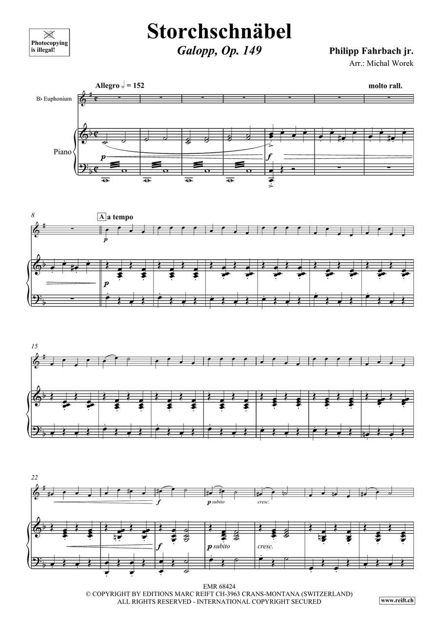 Storchschnäbel Euphonium scores gallery preview page 4
