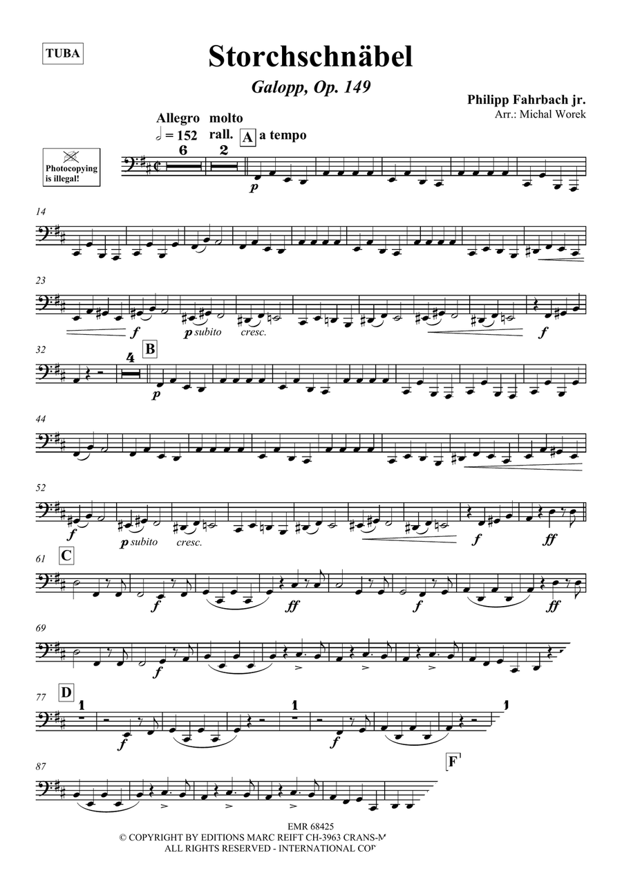 Storchschnäbel Storchschnäbel Tuba scores gallery preview page 3