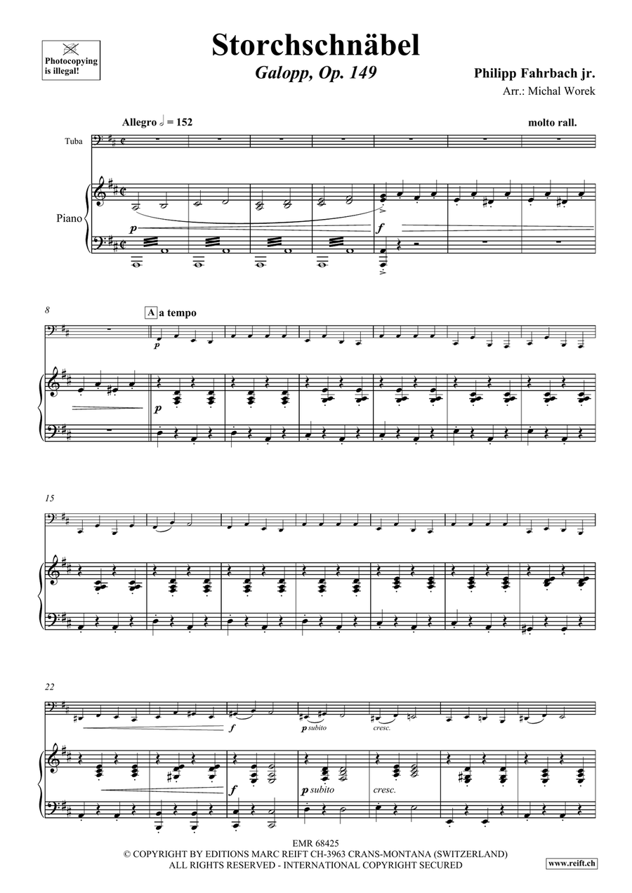 Storchschnäbel Storchschnäbel Tuba scores gallery preview page 4