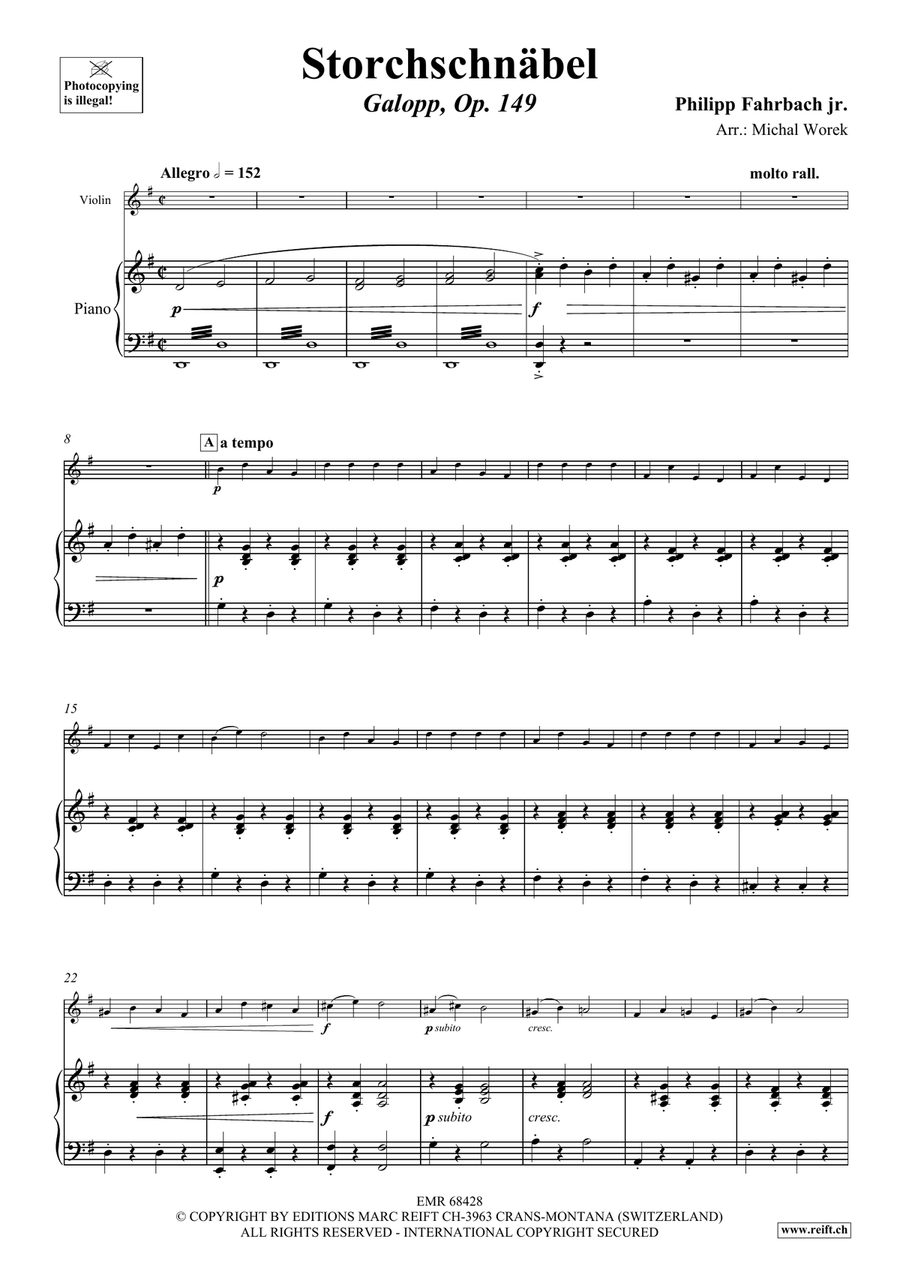 Storchschnäbel Storchschnäbel Violin Solo scores gallery preview page 4