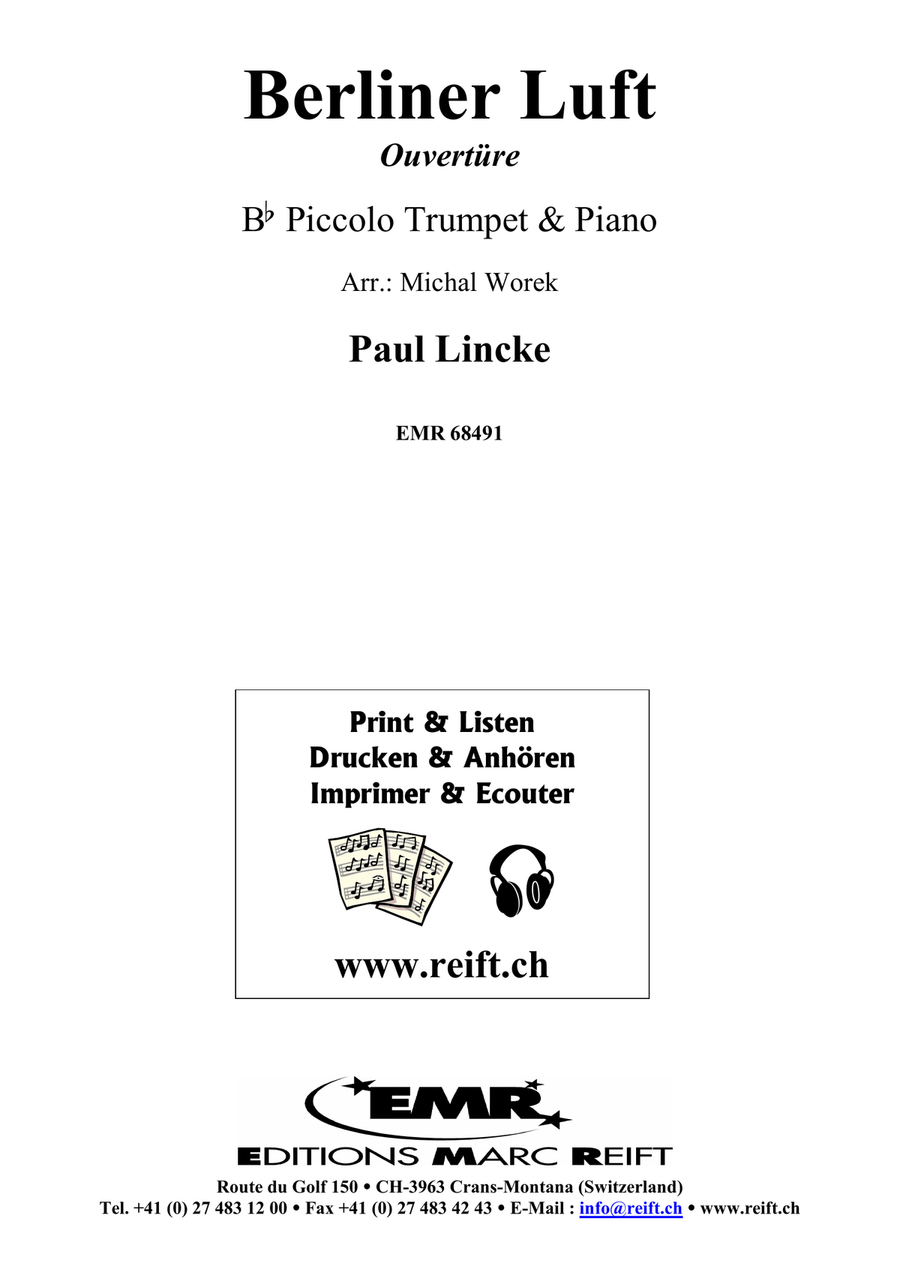 Berliner Luft by Paul Lincke Piccolo Trumpet - Sheet Music page 2