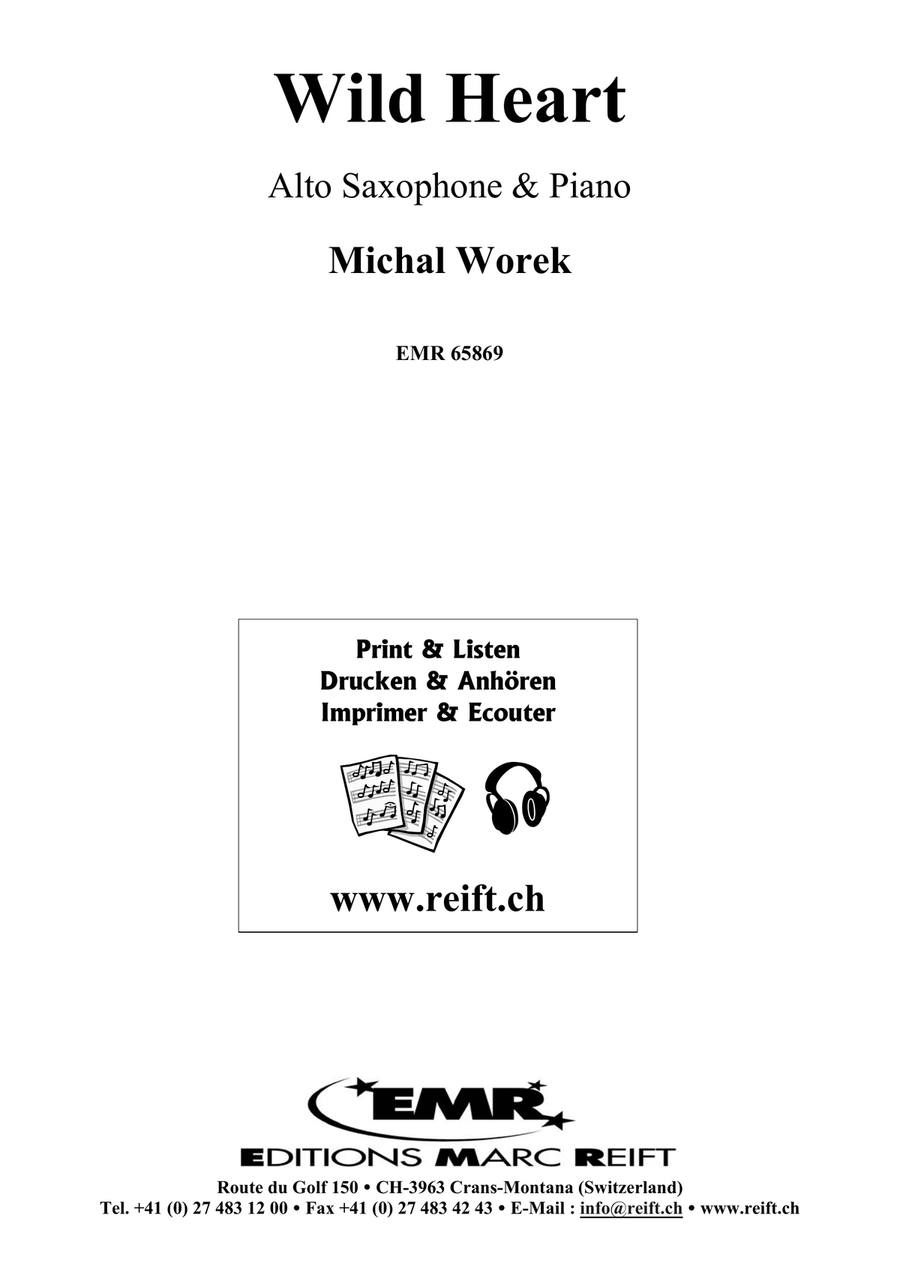 Wild Heart Wild Heart Alto Saxophone scores gallery preview page 2