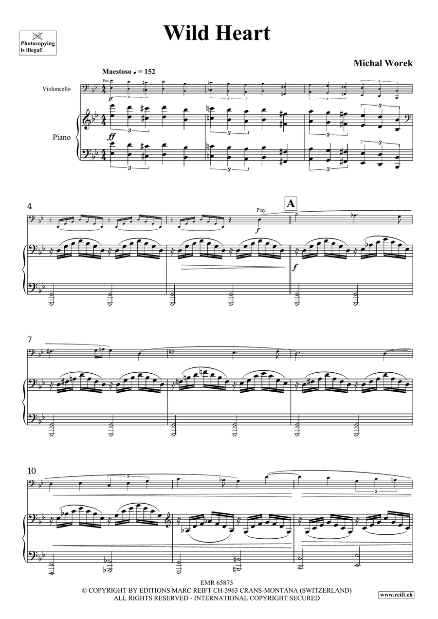Wild Heart Wild Heart Piano Accompaniment scores gallery preview page 4
