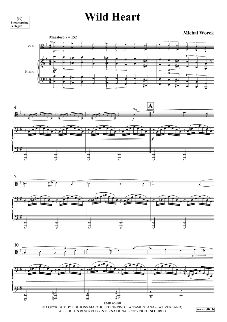 Wild Heart Wild Heart Piano Accompaniment scores gallery preview page 4