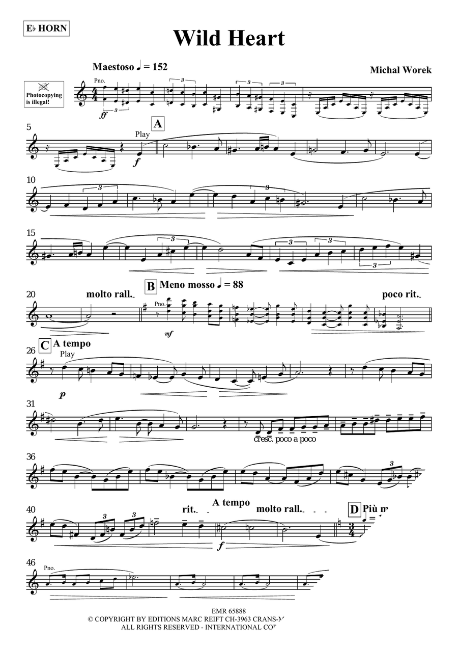 Wild Heart Wild Heart Horn scores gallery preview page 3
