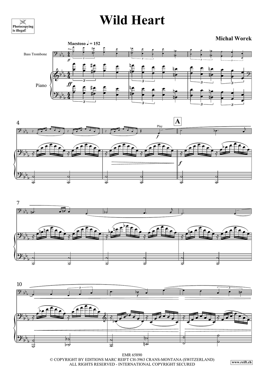 Wild Heart Bass Trombone scores gallery preview page 4