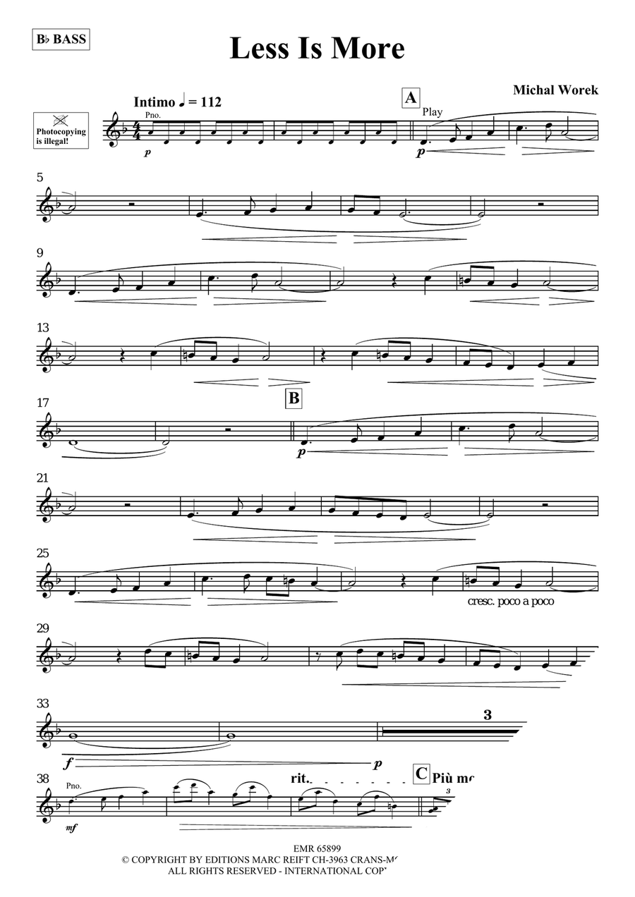 Less Is More Less Is More Voice Solo scores gallery preview page 3