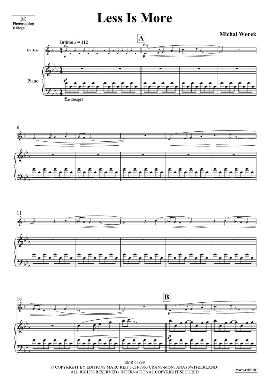 Less Is More Less Is More Voice Solo scores gallery preview page 4