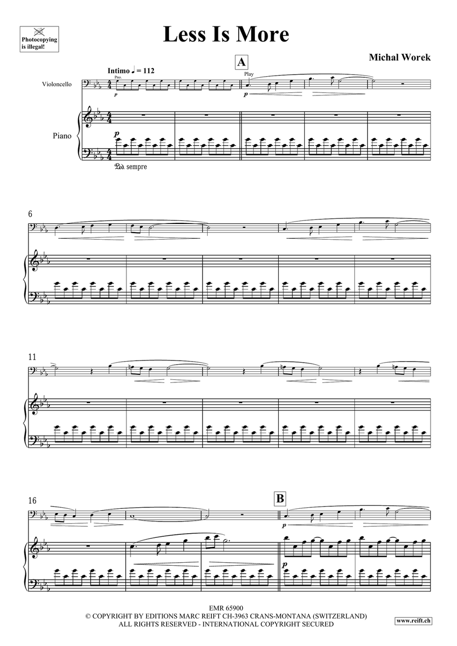 Less Is More Less Is More Piano Accompaniment scores gallery preview page 4