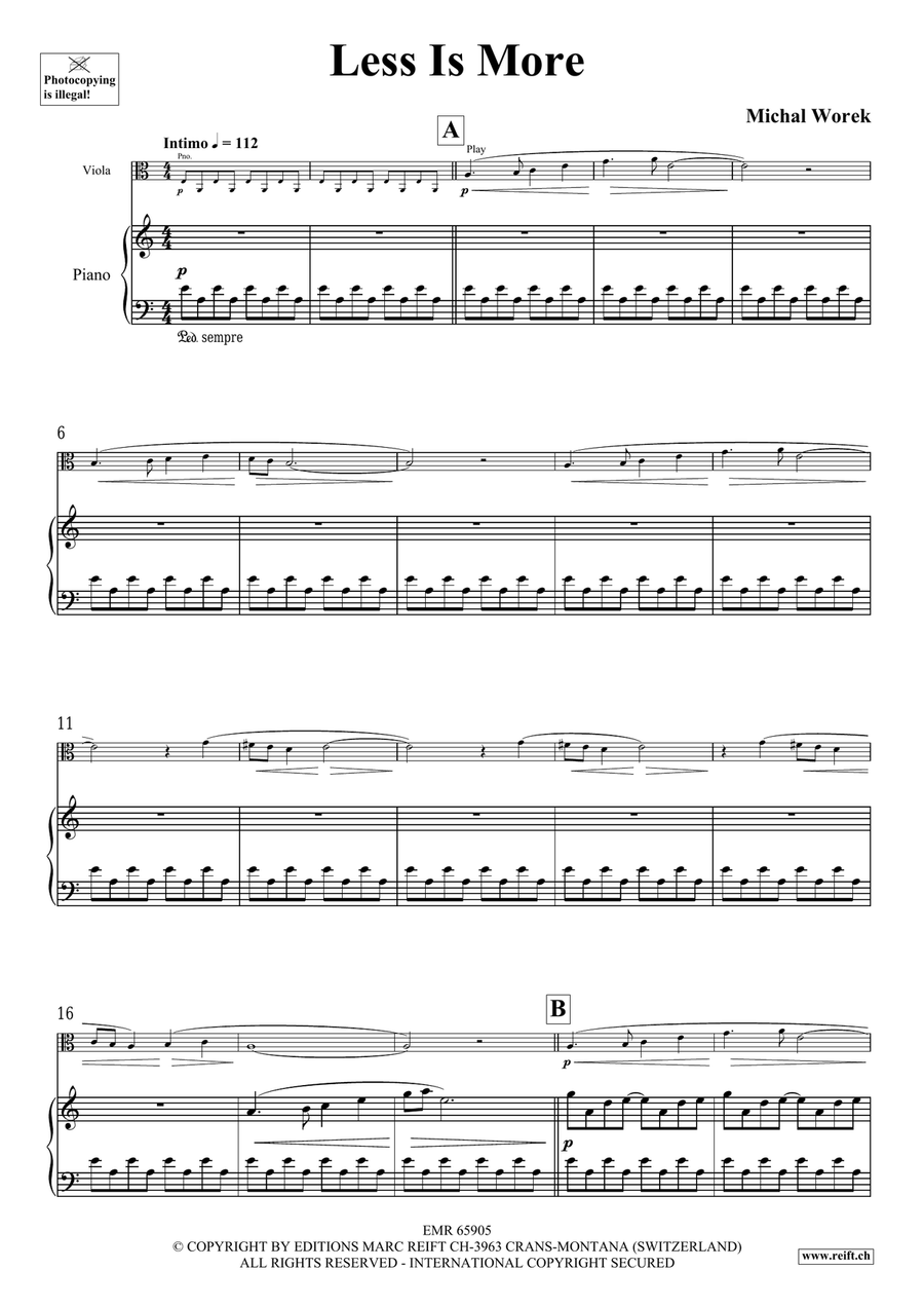 Less Is More Less Is More Piano Accompaniment scores gallery preview page 4