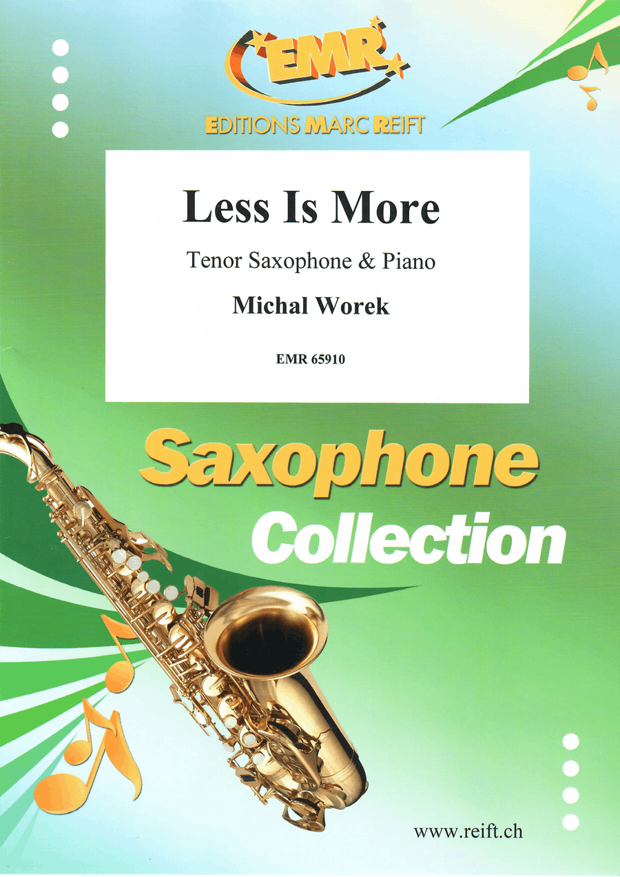 Less Is More Less Is More Tenor Saxophone scores gallery preview page 1