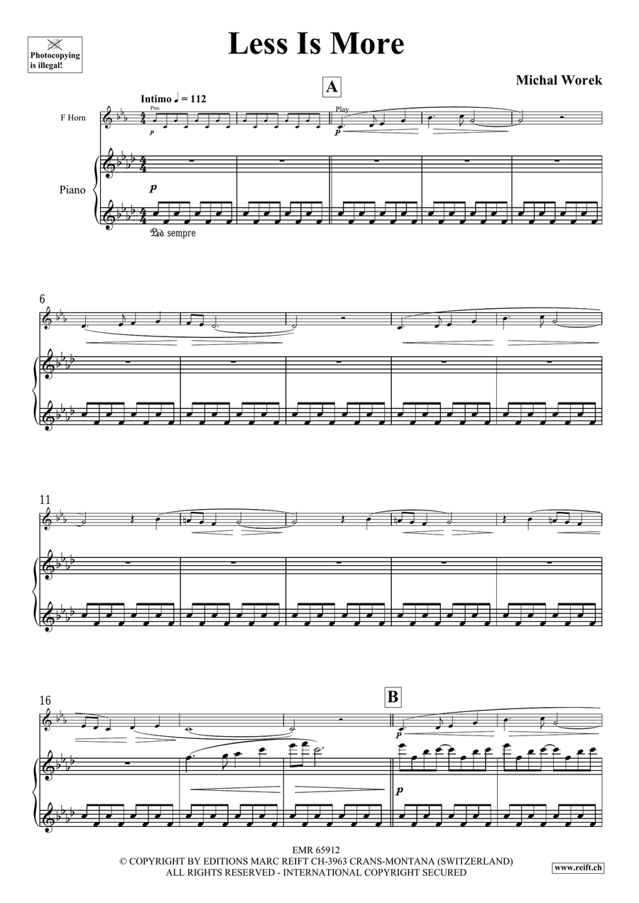 Less Is More Less Is More Horn scores gallery preview page 4