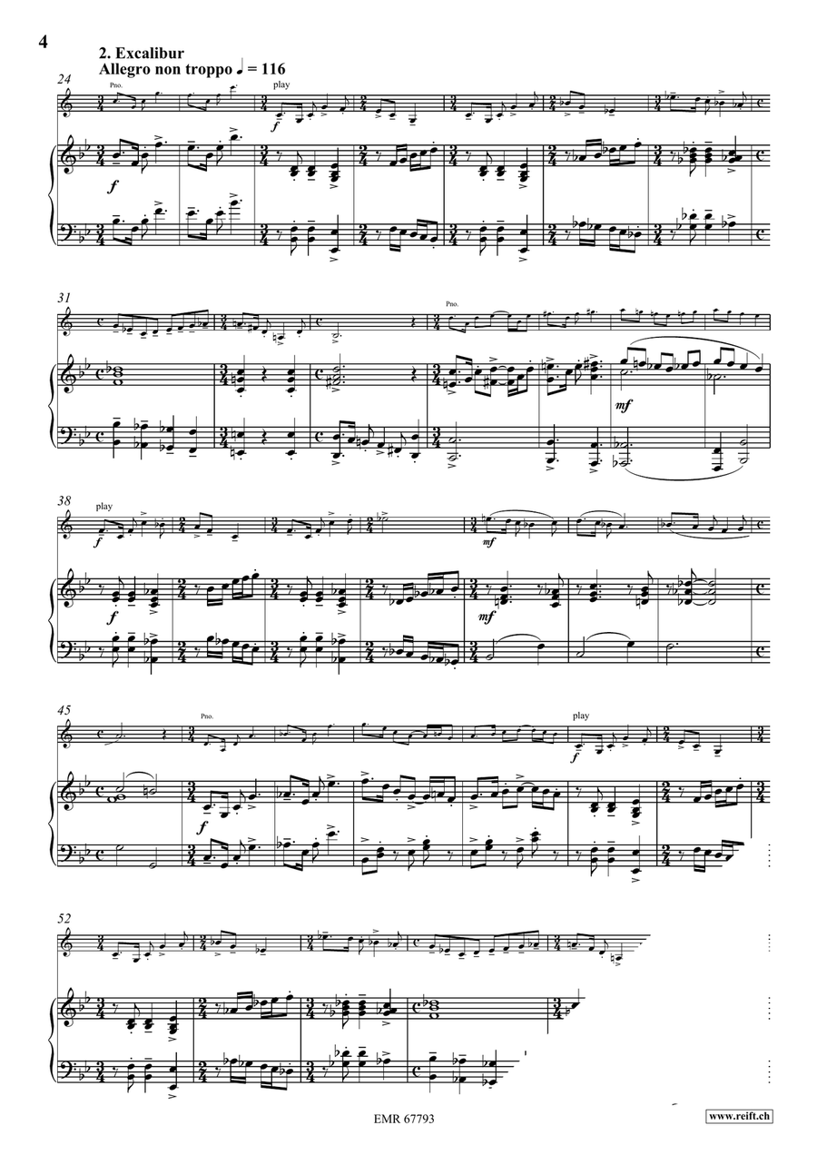 King Arthur King Arthur Voice Solo scores gallery preview page 6