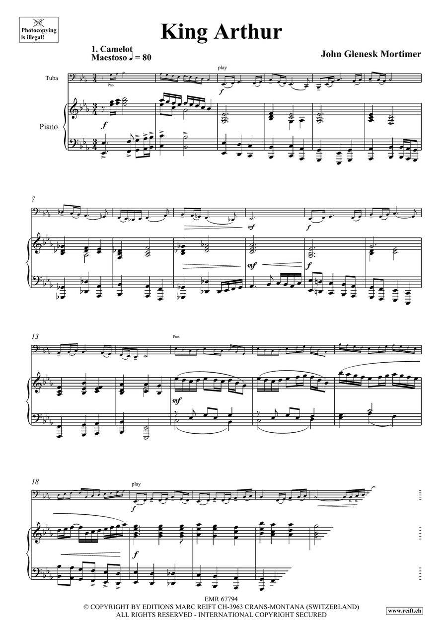 King Arthur King Arthur Tuba scores gallery preview page 5