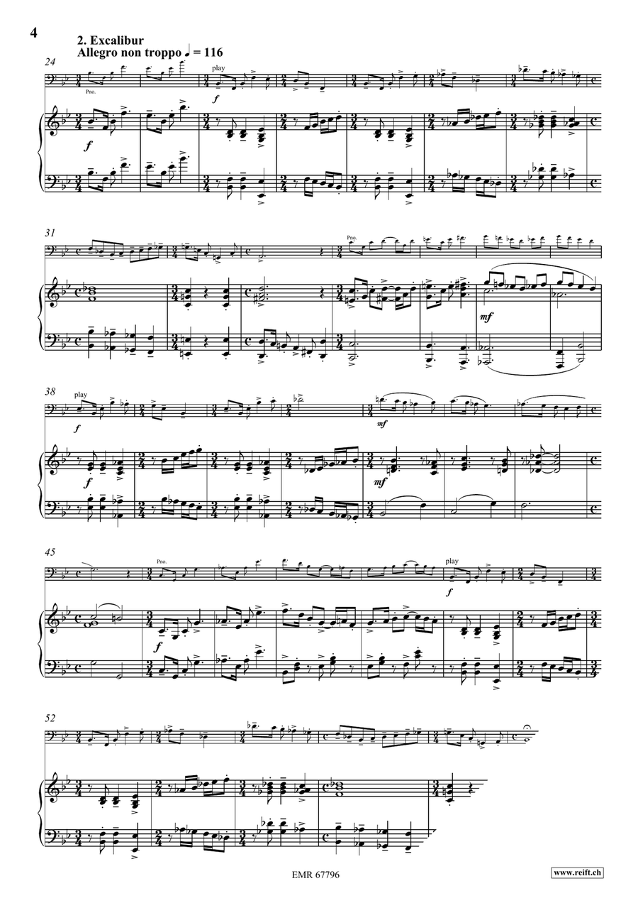 King Arthur King Arthur Double Bass scores gallery preview page 6