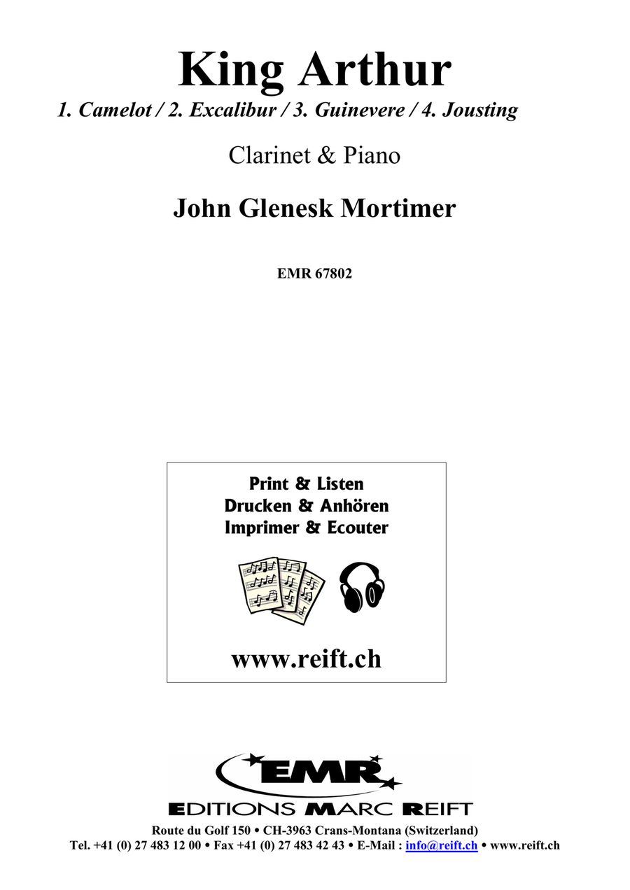 King Arthur King Arthur Clarinet Solo scores gallery preview page 2