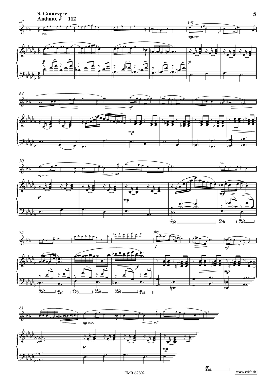 King Arthur King Arthur Clarinet Solo scores gallery preview page 7