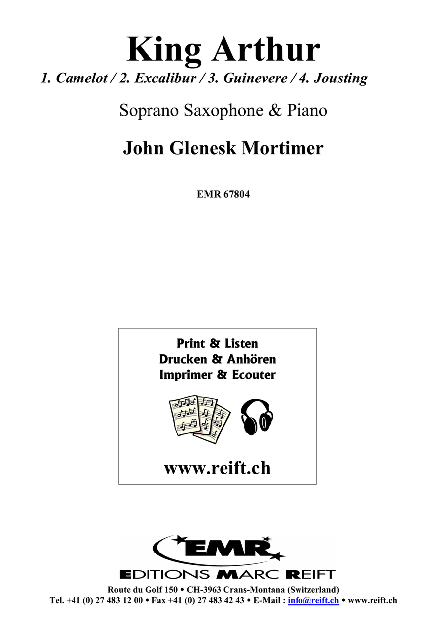 King Arthur King Arthur Soprano Saxophone scores gallery preview page 2