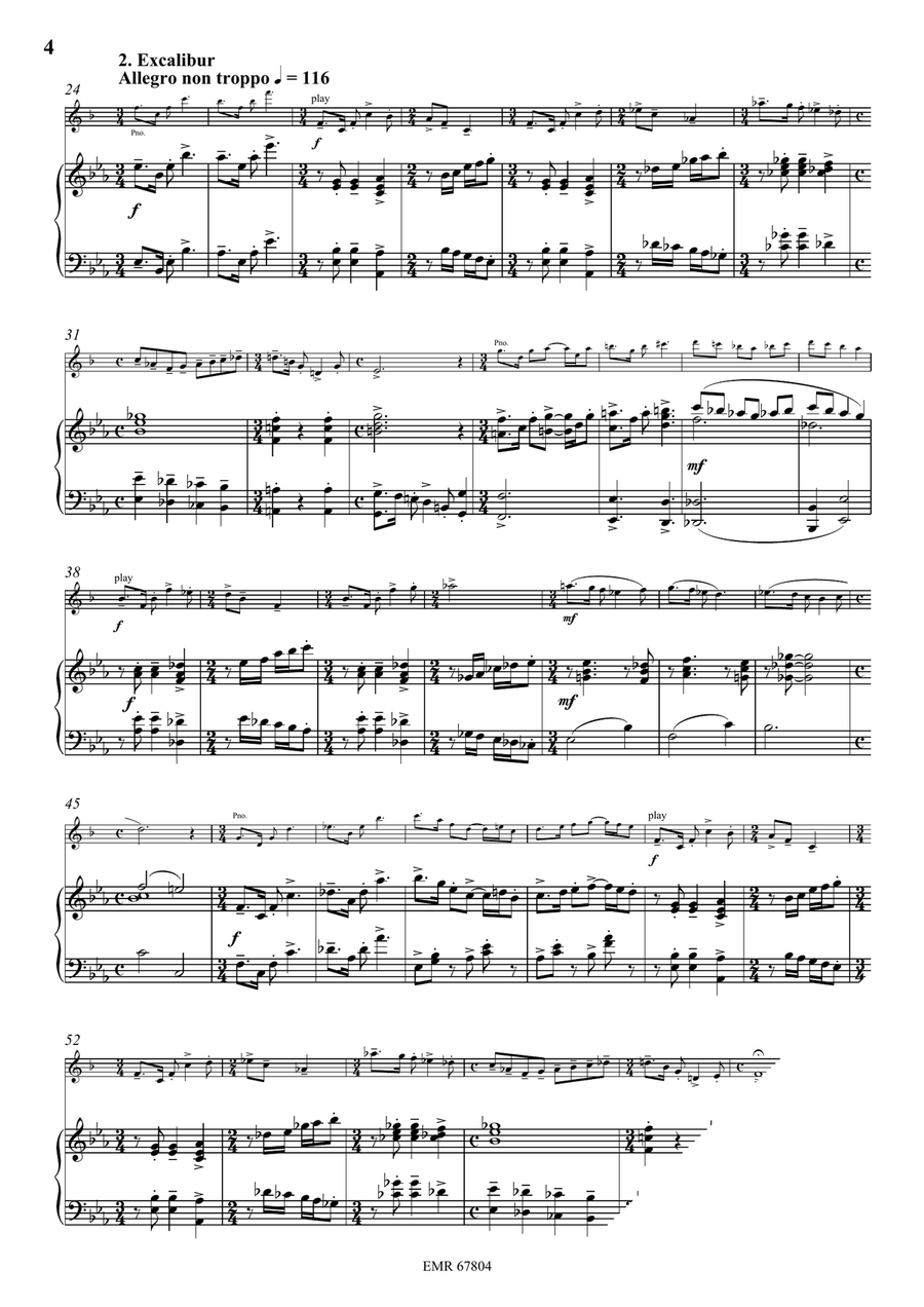 King Arthur King Arthur Soprano Saxophone scores gallery preview page 6