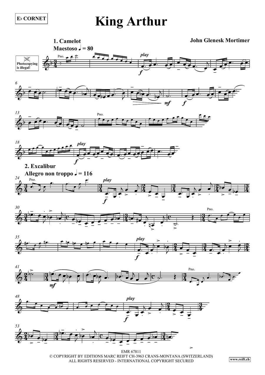 King Arthur King Arthur Cornet scores gallery preview page 4