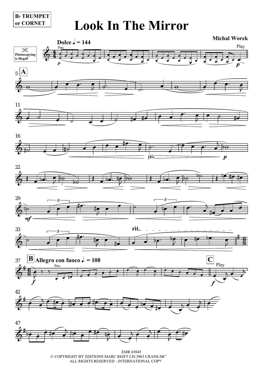 Look In The Mirror Look In The Mirror Cornet scores gallery preview page 3