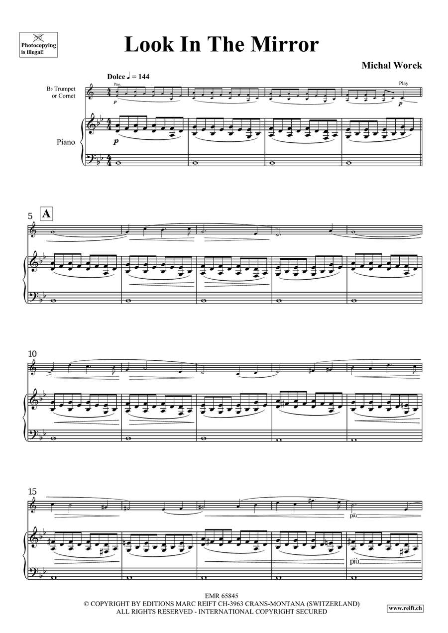 Look In The Mirror Look In The Mirror Cornet scores gallery preview page 4