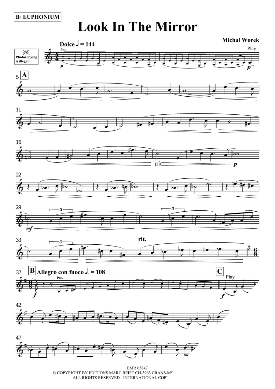 Look In The Mirror Look In The Mirror Euphonium scores gallery preview page 3
