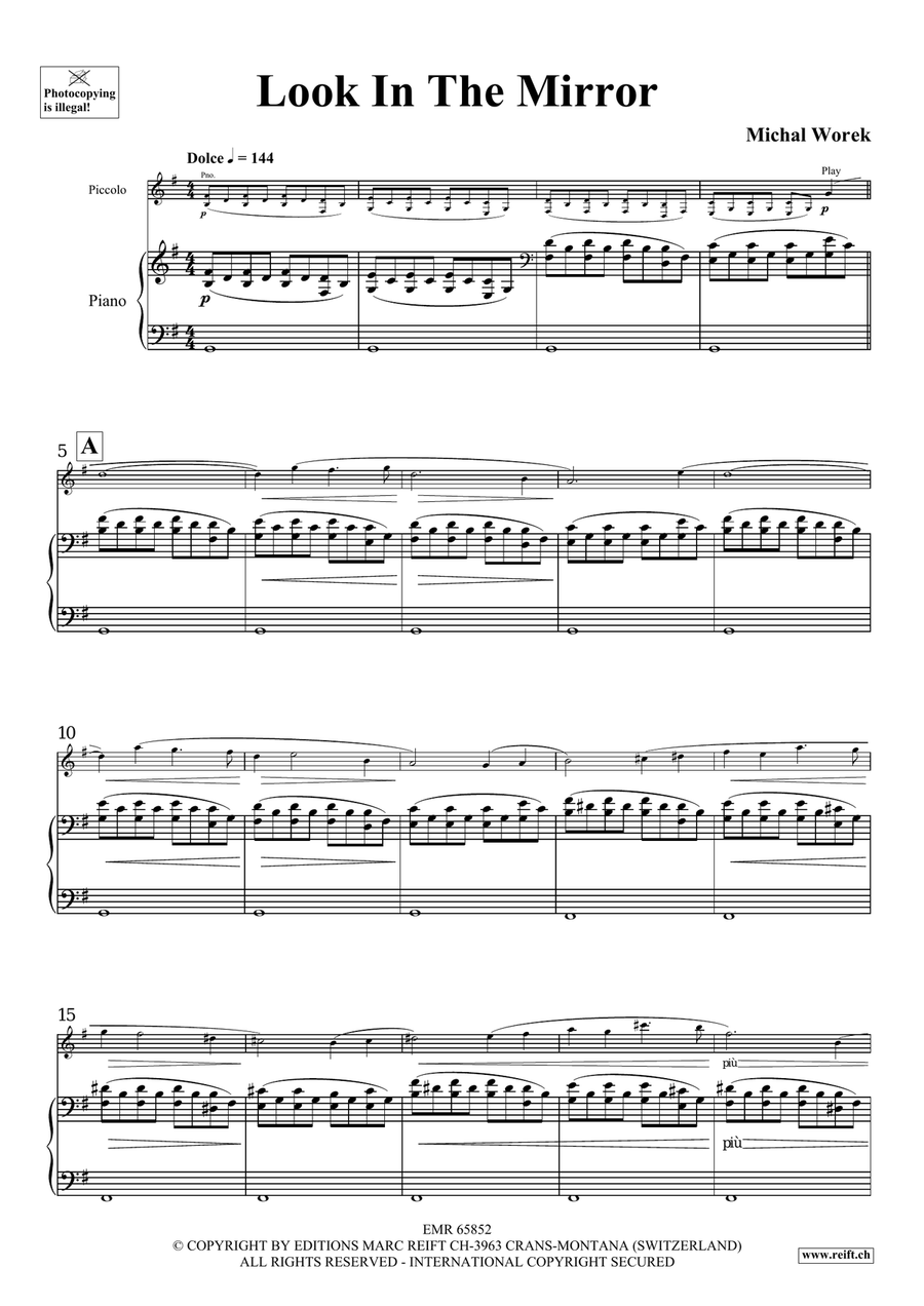 Look In The Mirror Look In The Mirror Piccolo scores gallery preview page 4