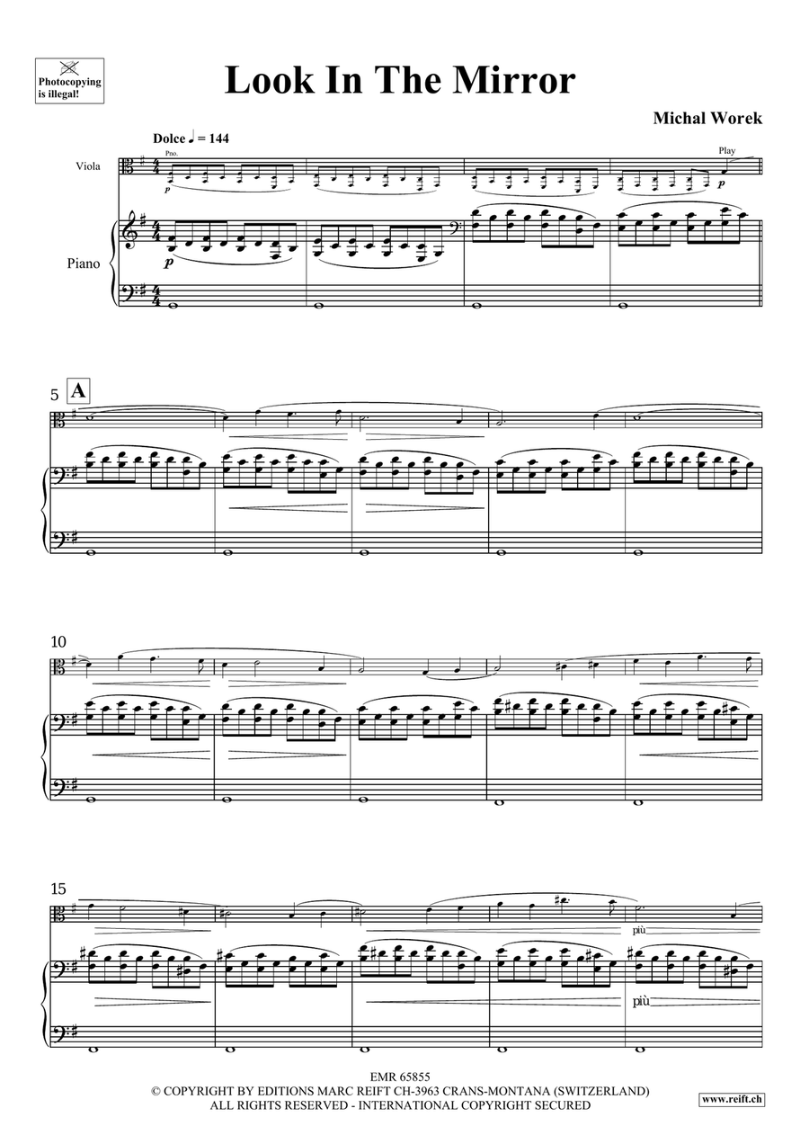 Look In The Mirror Look In The Mirror Piano Accompaniment scores gallery preview page 4