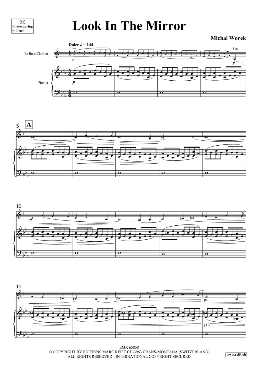 Look In The Mirror Look In The Mirror Bass Clarinet scores gallery preview page 4
