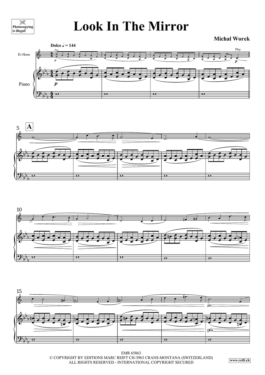 Look In The Mirror Look In The Mirror Horn scores gallery preview page 4