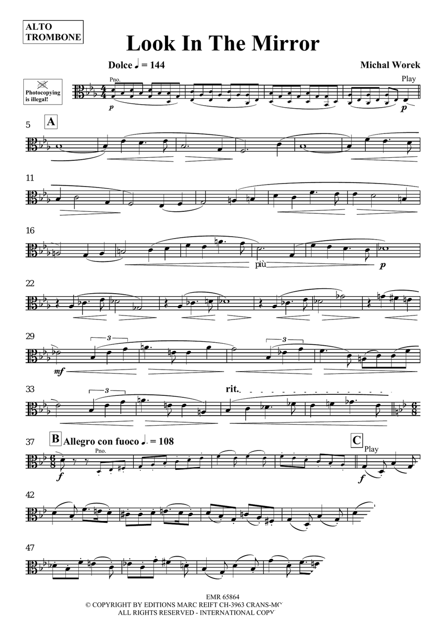 Look In The Mirror Look In The Mirror Piano Accompaniment scores gallery preview page 3