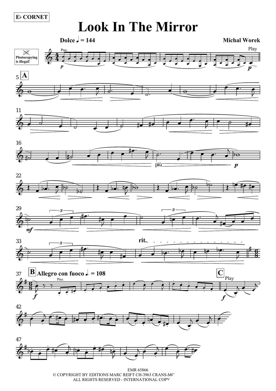 Look In The Mirror Look In The Mirror Cornet scores gallery preview page 3