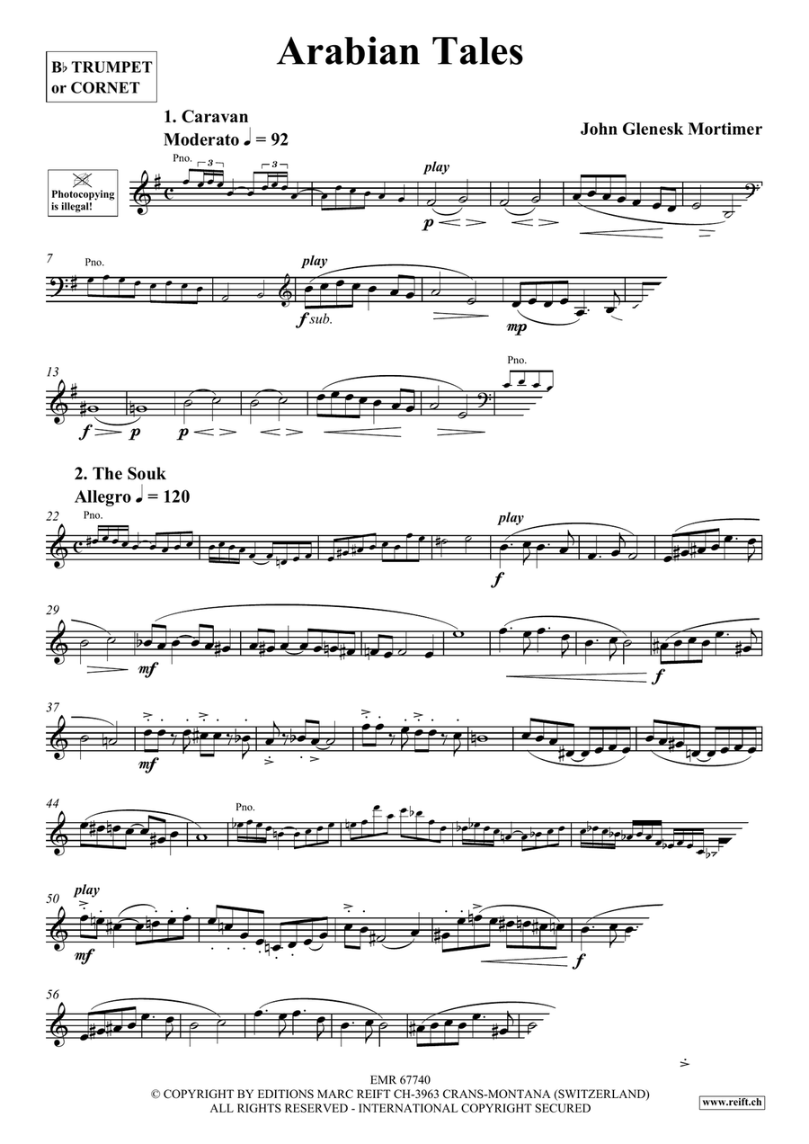 Arabian Tales Arabian Tales Cornet scores gallery preview page 4