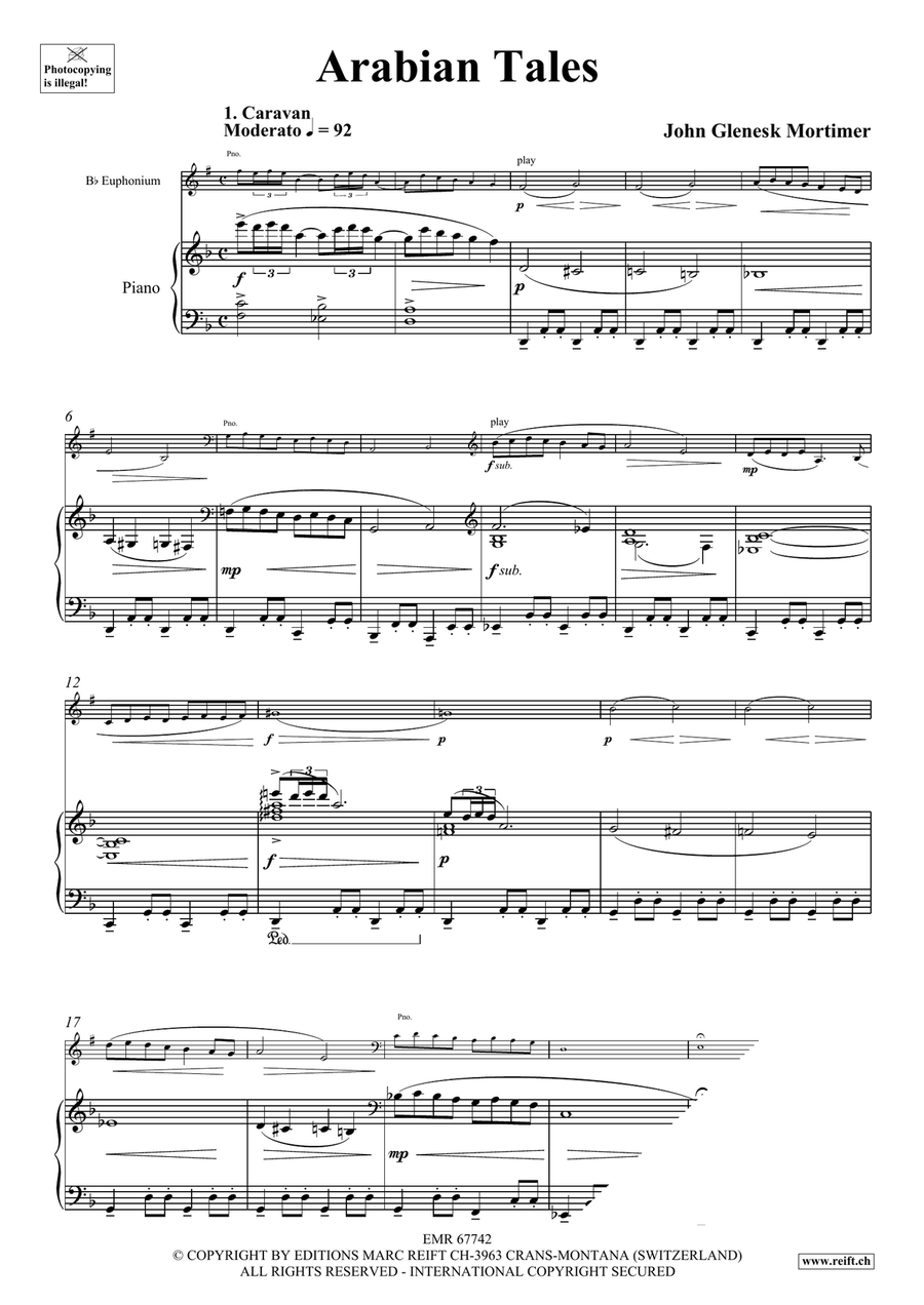 Arabian Tales Arabian Tales Euphonium scores gallery preview page 5