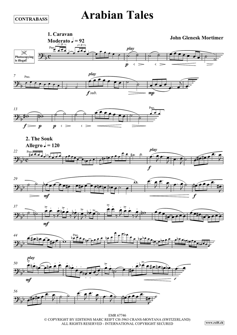 Arabian Tales Arabian Tales Double Bass scores gallery preview page 4