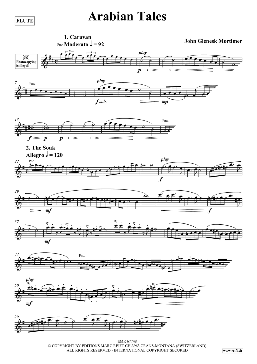 Arabian Tales Arabian Tales Flute Solo scores gallery preview page 4