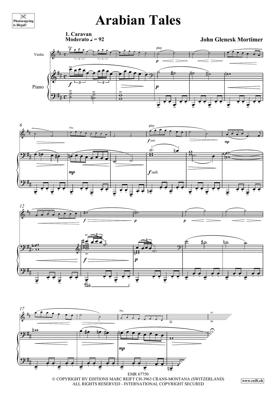 Arabian Tales Arabian Tales Violin Solo scores gallery preview page 5