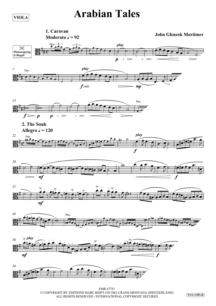 Arabian Tales Arabian Tales Piano Accompaniment scores gallery preview page 4