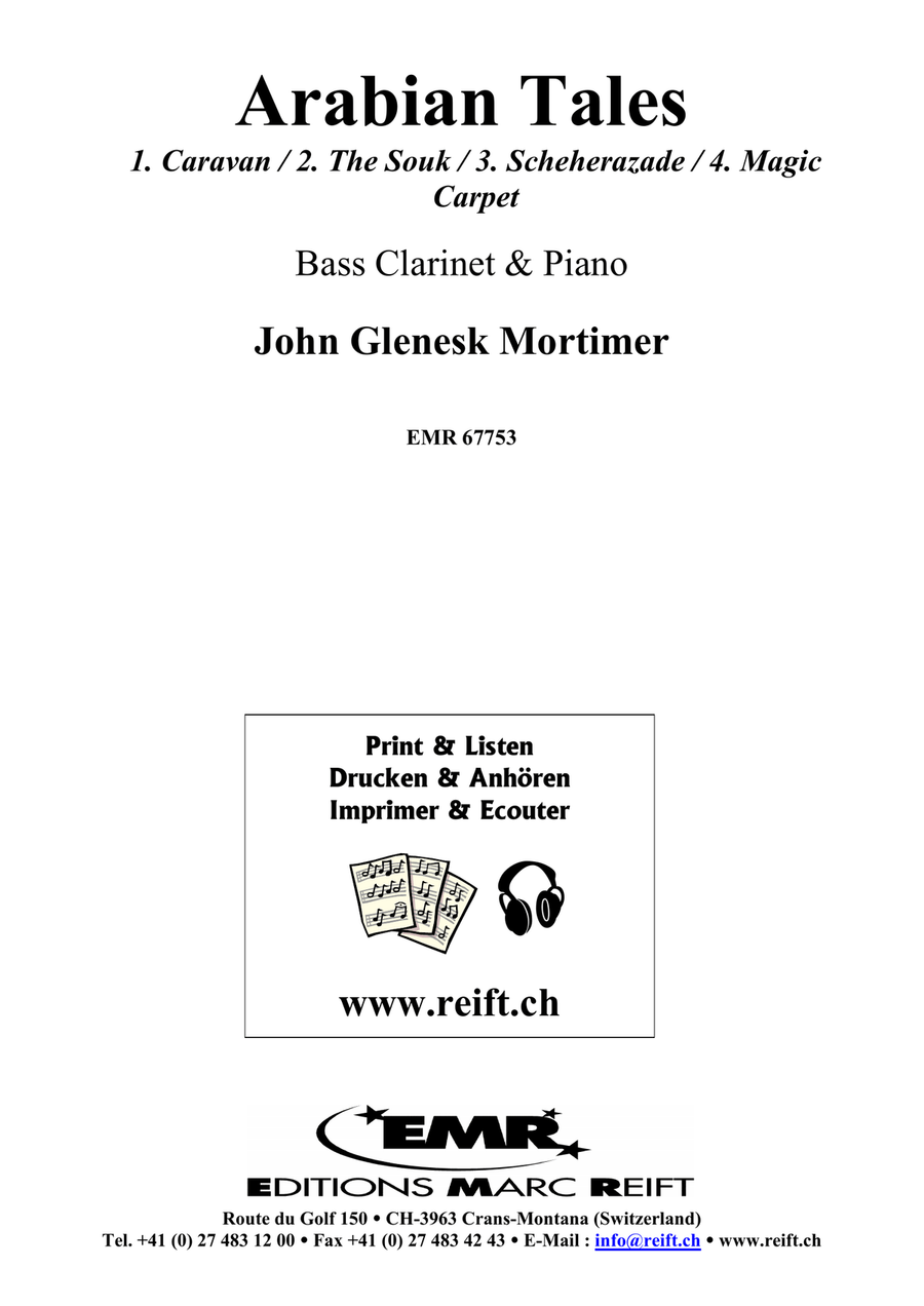 Arabian Tales Arabian Tales Bass Clarinet scores gallery preview page 2