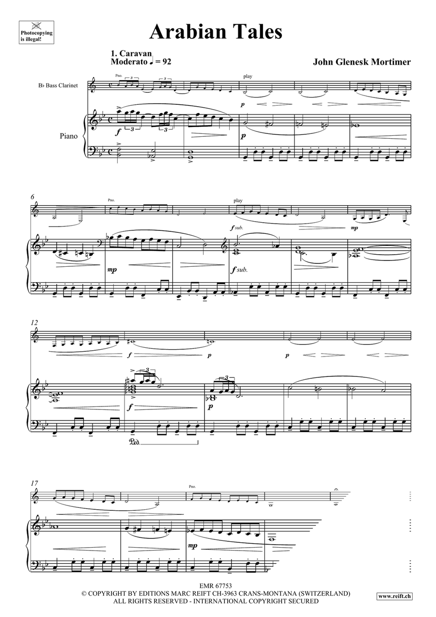 Arabian Tales Arabian Tales Bass Clarinet scores gallery preview page 5