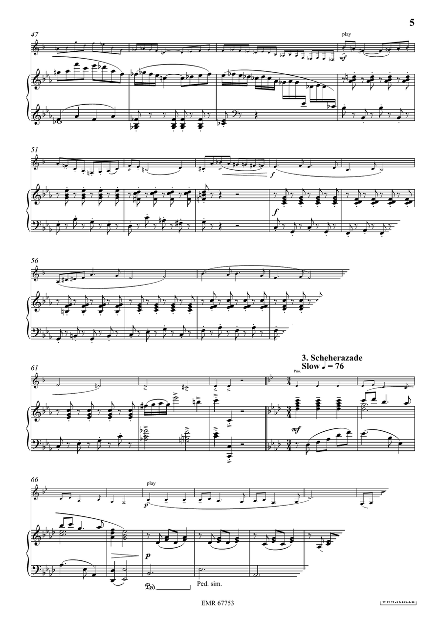 Arabian Tales Arabian Tales Bass Clarinet scores gallery preview page 7