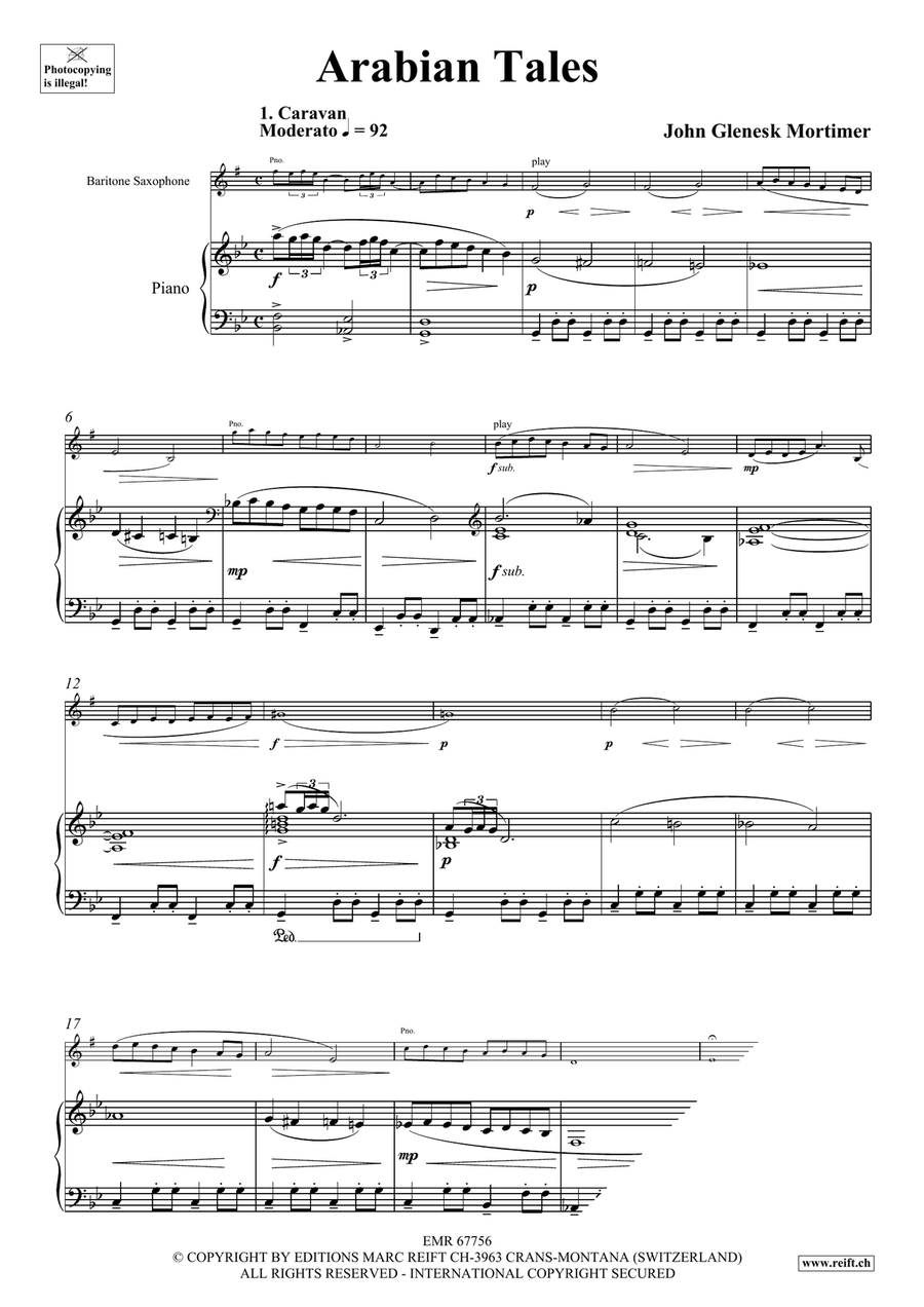 Arabian Tales Arabian Tales Baritone Saxophone scores gallery preview page 5