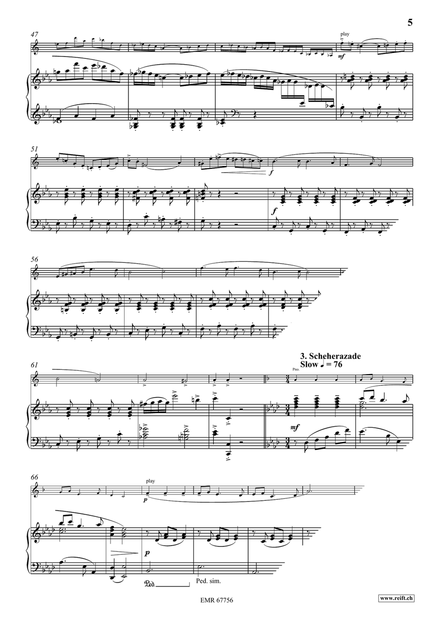 Arabian Tales Arabian Tales Baritone Saxophone scores gallery preview page 7