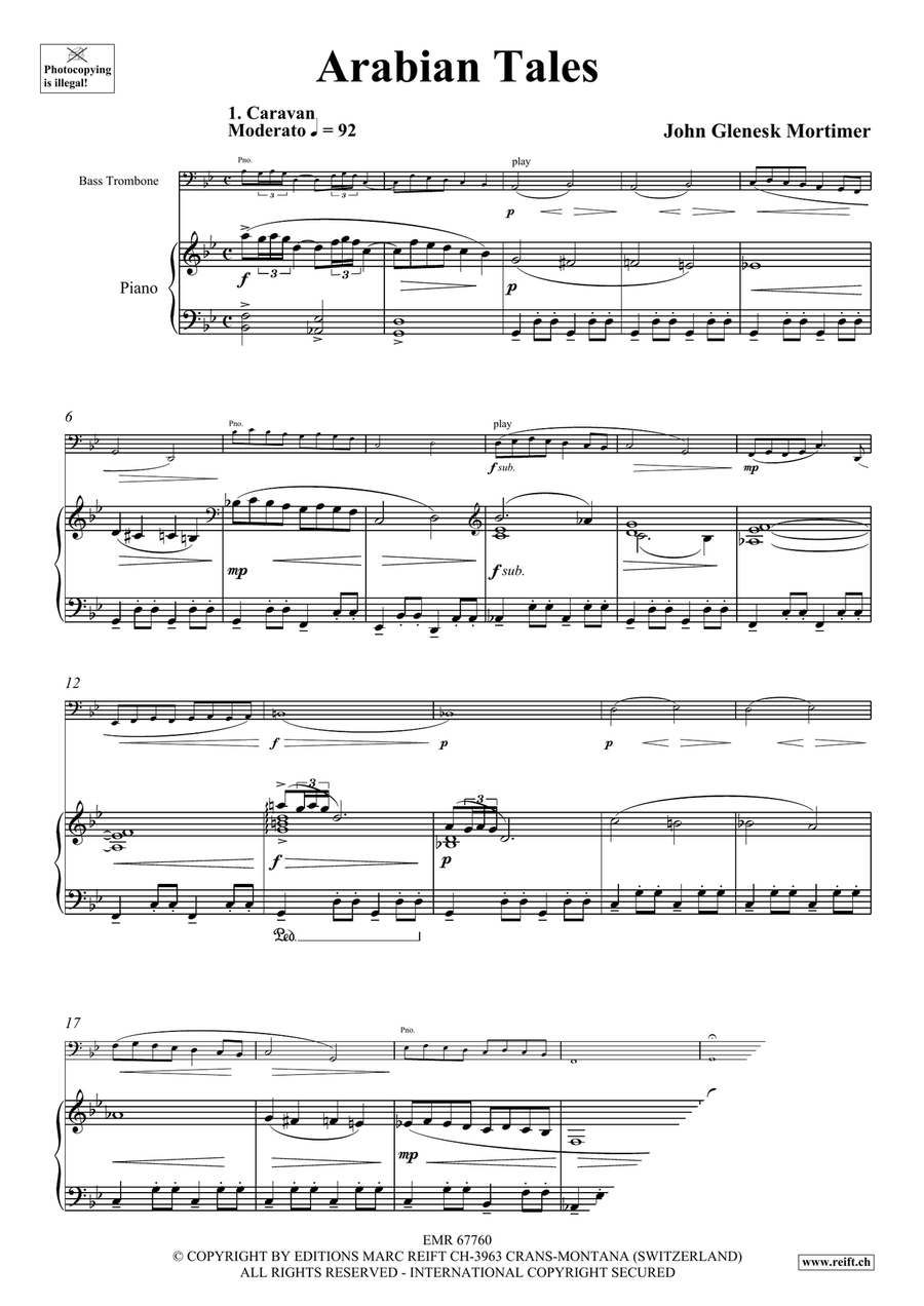 Arabian Tales Arabian Tales Bass Trombone scores gallery preview page 5