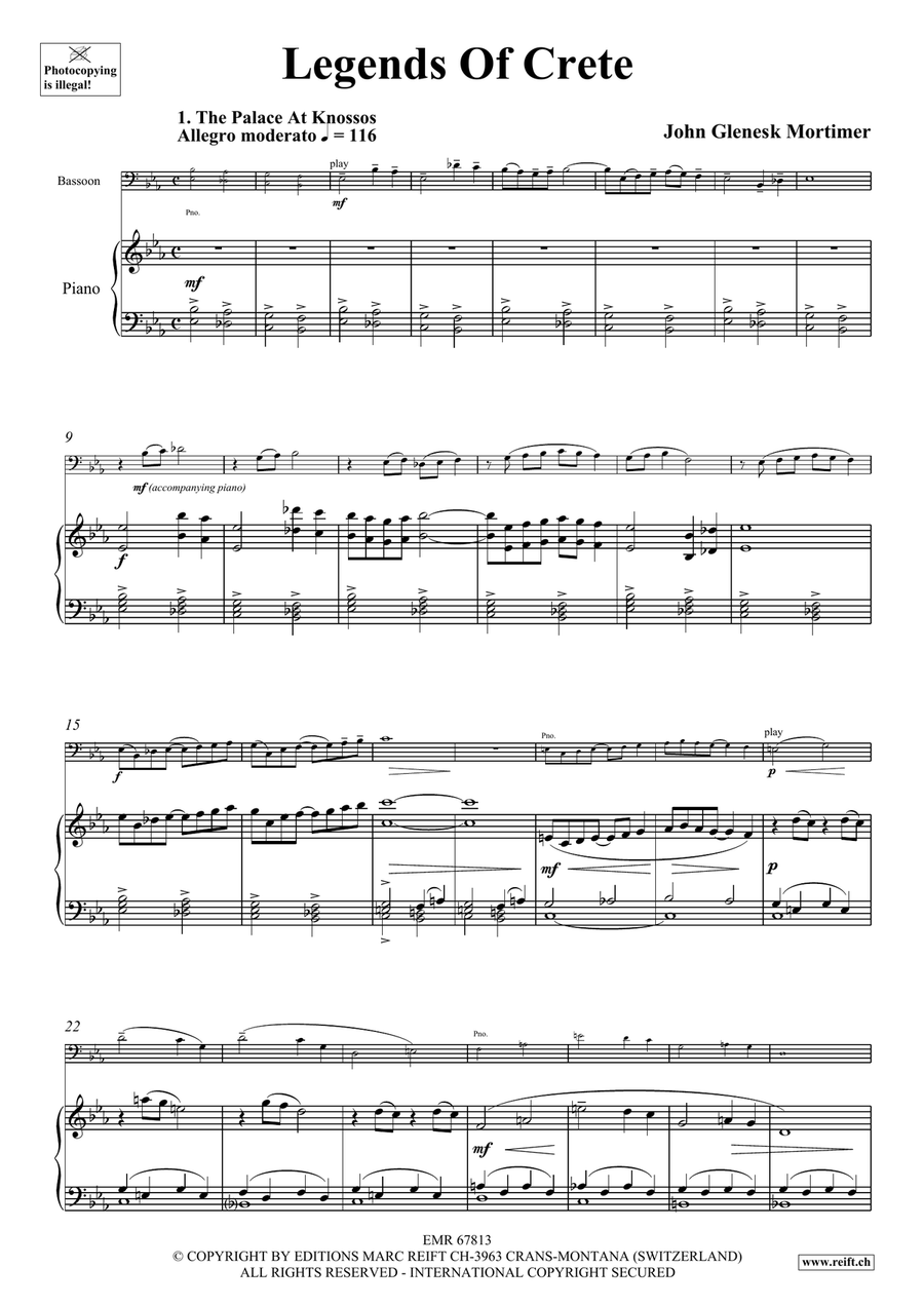 Legends Of Crete Legends Of Crete Bassoon Solo scores gallery preview page 5